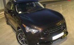 11 599 р. Пороги накладки Diablo INFINITI FX50 S51 рестайлинг (2012-2014) (Неокрашенные)  с доставкой в г. Набережные‑Челны. Увеличить фотографию 4