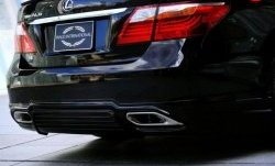 15 699 р. Накладка заднего бампера Wald Lexus LS460 XF40 дорестайлинг (2006-2009) (Неокрашенная)  с доставкой в г. Набережные‑Челны. Увеличить фотографию 3