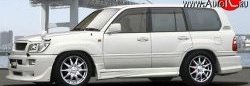 18 449 р. Пороги накладки JAOS Style Lexus LX470 J100 дорестайлинг (1998-2002) (Неокрашенные)  с доставкой в г. Набережные‑Челны. Увеличить фотографию 2