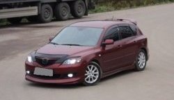 4 999 р. Накладка переднего бампера Sport Mazda 3/Axela BK дорестайлинг, хэтчбэк (2003-2006) (Неокрашенная)  с доставкой в г. Набережные‑Челны. Увеличить фотографию 4