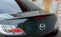 3 899 р. Спойлер EX-Style V1 Mazda 6 GH дорестайлинг седан (2007-2010) (Неокрашенный)  с доставкой в г. Набережные‑Челны. Увеличить фотографию 3