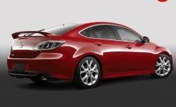 5 899 р. Спойлер EX-Style Mazda 6 GH дорестайлинг лифтбэк (2007-2010) (Неокрашенный)  с доставкой в г. Набережные‑Челны. Увеличить фотографию 2