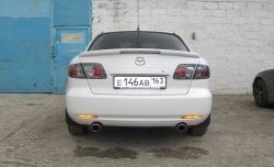 4 899 р. Спойлер GTI со стоп-сигналом Mazda 6 GG седан дорестайлинг (2002-2005) (Неокрашенный)  с доставкой в г. Набережные‑Челны. Увеличить фотографию 2