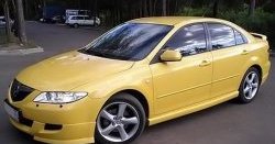 7 349 р. Накладка переднего бампера AERO Mazda 6 GG седан дорестайлинг (2002-2005) (Неокрашенная)  с доставкой в г. Набережные‑Челны. Увеличить фотографию 2