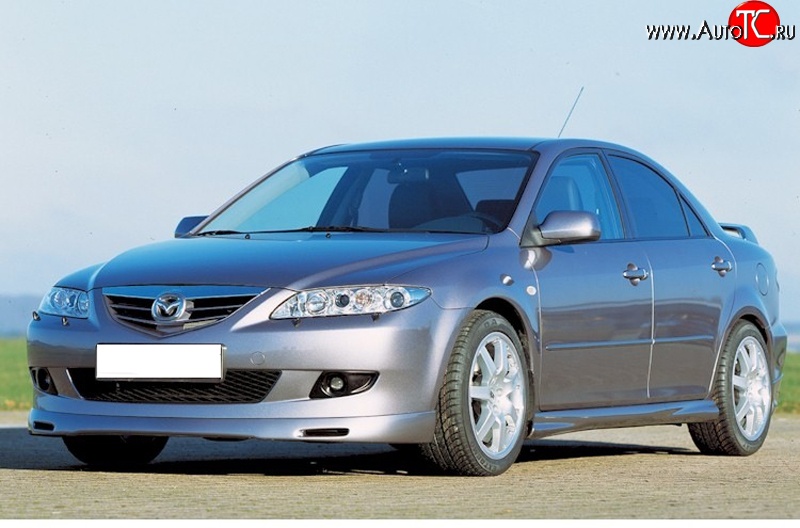 9 499 р. Накладка переднего бампера ATH Mazda 6 GG седан дорестайлинг (2002-2005)  с доставкой в г. Набережные‑Челны