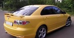 7 349 р. Накладка заднего бампера AERO Mazda 6 GG седан дорестайлинг (2002-2005) (Неокрашенная)  с доставкой в г. Набережные‑Челны. Увеличить фотографию 2