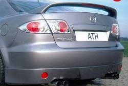 9 499 р. Накладка заднего бампера ATH Mazda 6 GG седан дорестайлинг (2002-2005)  с доставкой в г. Набережные‑Челны. Увеличить фотографию 2