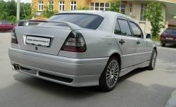 3 599 р. Пороги накладки Rieger Mercedes-Benz C-Class W202 дорестайлинг седан (1993-1997)  с доставкой в г. Набережные‑Челны. Увеличить фотографию 3