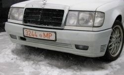 7 239 р. Передний бампер Classic на Mercedes-Benz E-Class W124 седан дорестайлинг (1984-1993)  с доставкой в г. Набережные‑Челны. Увеличить фотографию 2