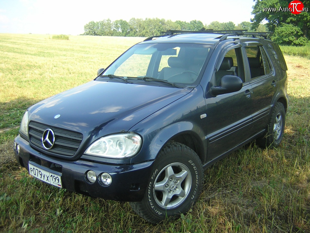 5 199 р. Передний бампер MT Mercedes-Benz ML class W163 дорестайлинг (1997-2001) (Неокрашенный)  с доставкой в г. Набережные‑Челны