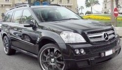 22 599 р. Накладка переднего бампера BRABUS Mercedes-Benz GL class X164 дорестайлинг (2006-2009) (Неокрашенная)  с доставкой в г. Набережные‑Челны. Увеличить фотографию 2