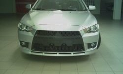 22 899 р. Передний бампер Standart Plus Mitsubishi Lancer 10 седан дорестайлинг (2007-2010) (Неокрашенный)  с доставкой в г. Набережные‑Челны. Увеличить фотографию 3