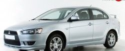 3 599 р. Накладка переднего бампера Elegance Mitsubishi Lancer 10 седан дорестайлинг (2007-2010) (Неокрашенная)  с доставкой в г. Набережные‑Челны. Увеличить фотографию 4