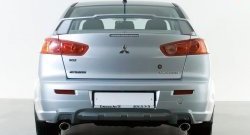 Накладка заднего бампера Elegance Mitsubishi Lancer 10 седан дорестайлинг (2007-2010)