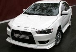 699 р. Реснички Mitsubishi Global-Tuning Mitsubishi Lancer 10 седан дорестайлинг (2007-2010) (Неокрашенные)  с доставкой в г. Набережные‑Челны. Увеличить фотографию 2