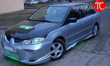 6 699 р. Передний бампер OS Mitsubishi Lancer 9 1-ый рестайлинг универсал (2003-2005)  с доставкой в г. Набережные‑Челны