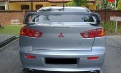 4 999 р. Накладка Zodiak V2 на задний бампер Mitsubishi Lancer 10 седан дорестайлинг (2007-2010) (Неокрашенная)  с доставкой в г. Набережные‑Челны. Увеличить фотографию 3