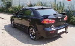 3 899 р. Козырёк на заднее лобовое стекло Sport Mitsubishi Lancer 10 CY седан рестайлинг (2011-2017) (Неокрашенный)  с доставкой в г. Набережные‑Челны. Увеличить фотографию 2