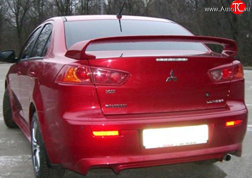 8 199 р. Спойлер Zodiak  Mitsubishi Lancer  CY (2007-2017) седан дорестайлинг, седан рестайлинг (Неокрашенный)  с доставкой в г. Набережные‑Челны