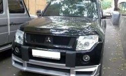 10 599 р. Накладка переднего бампера Sport Mitsubishi Pajero 4 V90 дорестайлинг (2006-2011) (Неокрашенная)  с доставкой в г. Набережные‑Челны. Увеличить фотографию 2