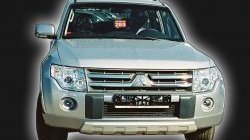 10 499 р. Накладка переднего бампера GT Dynamics Mitsubishi Pajero 4 V90 дорестайлинг (2006-2011) (Дорестайлинг, Неокрашенная)  с доставкой в г. Набережные‑Челны. Увеличить фотографию 2