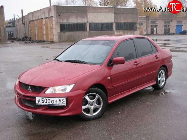 3 399 р. Пороги накладки Mitsubishi Lancer 9 2-ой рестайлинг седан (2005-2009)  с доставкой в г. Набережные‑Челны