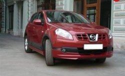 5 799 р. Накладка переднего бампера Городская Легенда Nissan Qashqai 1 дорестайлинг (2007-2010) (Неокрашенная)  с доставкой в г. Набережные‑Челны. Увеличить фотографию 2