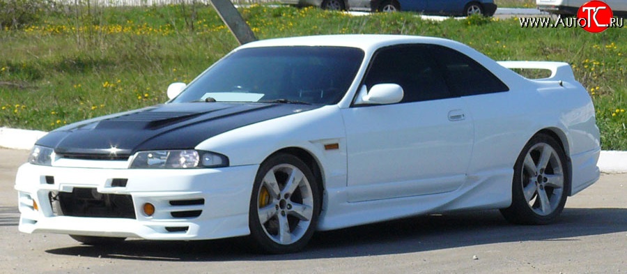 10 549 р. Передний бампер Drift style Nissan Skyline R33 (1993-1998) (Неокрашенный)  с доставкой в г. Набережные‑Челны