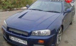 9 549 р. Передний бампер GTR Nissan Skyline R33 (1993-1998) (Неокрашенный)  с доставкой в г. Набережные‑Челны. Увеличить фотографию 2