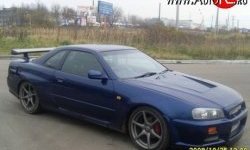 10 549 р. Передний бампер GTR Nissan Skyline R34 (1999-2002) (Неокрашенный)  с доставкой в г. Набережные‑Челны. Увеличить фотографию 3