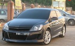 3 299 р. Решётка радиатора DM-Style Opel Astra H GTC хэтчбек 3 дв. дорестайлинг (2004-2006) (Без сетки, Неокрашенная)  с доставкой в г. Набережные‑Челны. Увеличить фотографию 2