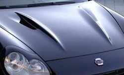 21 699 р. Пластиковый капот Techart Magnum I Porsche Cayenne 955 (2002-2006) (Неокрашенный)  с доставкой в г. Набережные‑Челны. Увеличить фотографию 2