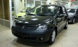 3 069 р. Передний бампер SAT Renault Logan 1 дорестайлинг (2004-2010) (Неокрашенный)  с доставкой в г. Набережные‑Челны. Увеличить фотографию 3