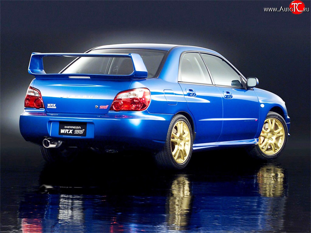 6 599 р. Спойлер Subaru WRX Subaru Impreza GD седан дорестайлинг (2000-2002) (Неокрашенный)  с доставкой в г. Набережные‑Челны