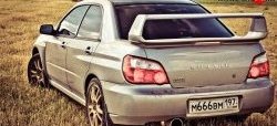 6 599 р. Спойлер Subaru WRX Subaru Impreza GD седан дорестайлинг (2000-2002) (Неокрашенный)  с доставкой в г. Набережные‑Челны. Увеличить фотографию 2