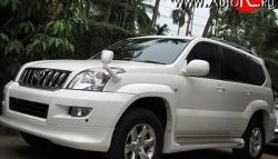 14 149 р. Пороги накладки Original Design Toyota Land Cruiser Prado J120 (2002-2009) (Неокрашенные)  с доставкой в г. Набережные‑Челны. Увеличить фотографию 2