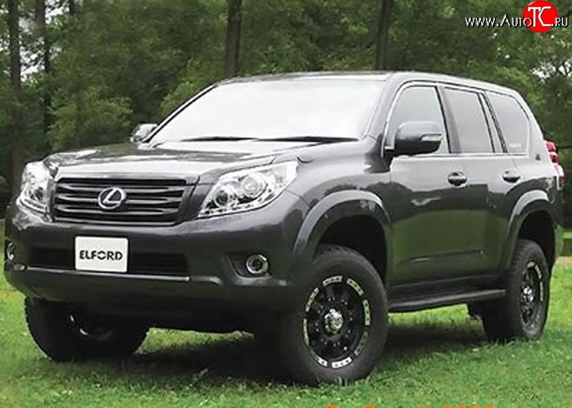 23 049 р. Арки крыльев ELFORD Toyota Land Cruiser Prado J150 дорестайлинг (2009-2013) (Неокрашенные)  с доставкой в г. Набережные‑Челны