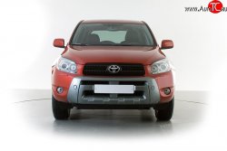 2 899 р. Накладка переднего бампера Toyota RAV4 XA305 5 дв. дорестайлинг (2005-2009) (Неокрашенная)  с доставкой в г. Набережные‑Челны. Увеличить фотографию 2