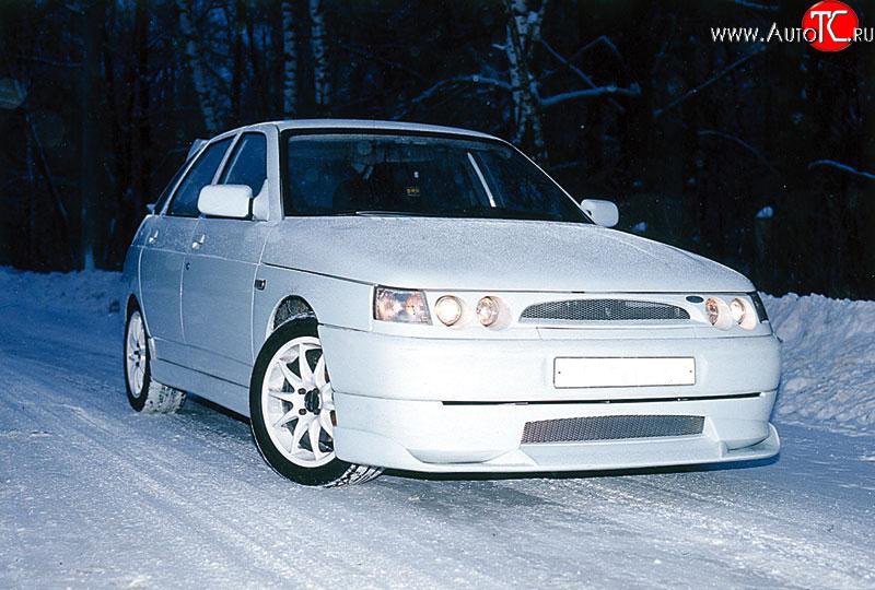 4 699 р. Накладка SVR на передний бампер Лада 2110 седан (1995-2007) (Неокрашенная)  с доставкой в г. Набережные‑Челны