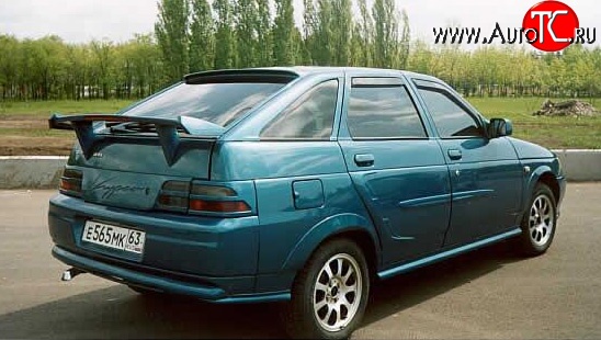 1 099 р. Нижний спойлер Кураж Mazda 3/Axela BK дорестайлинг, хэтчбэк (2003-2006) (Неокрашенный)  с доставкой в г. Набережные‑Челны