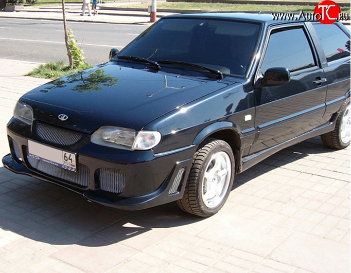 3 099 р. Передний бампер M-VRS Лада 2114 (2001-2014) (Неокрашенный)  с доставкой в г. Набережные‑Челны