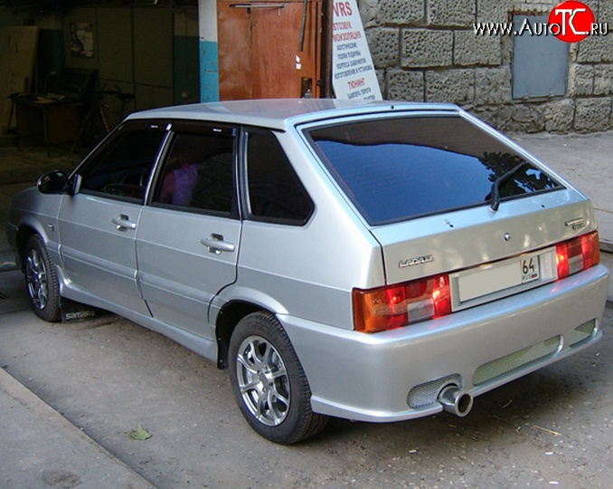 2 899 р. Задний бампер M-VRS Лада 2114 (2001-2014) (Неокрашенный)  с доставкой в г. Набережные‑Челны