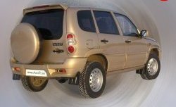 1 089 р. Комплект накладок Кураж на фонари (до 2009 г)  Chevrolet Niva  2123 (2002-2008), Лада 2123 (Нива Шевроле) (2002-2008) (Неокрашенные)  с доставкой в г. Набережные‑Челны. Увеличить фотографию 2