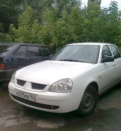 749 р. Решётка радиатора Car.t MMC Style Лада Приора 2171 универсал дорестайлинг  (2008-2014) (Неокрашенная)  с доставкой в г. Набережные‑Челны. Увеличить фотографию 2