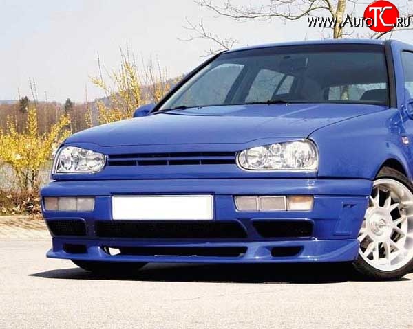 4 399 р. Накладка переднего бампера Fast V2  Volkswagen Golf  3 (1991-1998)  с доставкой в г. Набережные‑Челны