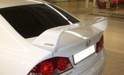 10 699 р. Антикрыло Mugen  Honda Civic  FD (2005-2011) седан дорестайлинг, седан рестайлинг (Неокрашенный)  с доставкой в г. Набережные‑Челны. Увеличить фотографию 4