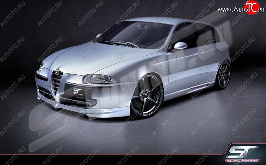 13 299 р. Накладка на передний бампер ST Alfa Romeo 145 930A дорестайлинг (1994-1999)  с доставкой в г. Набережные‑Челны