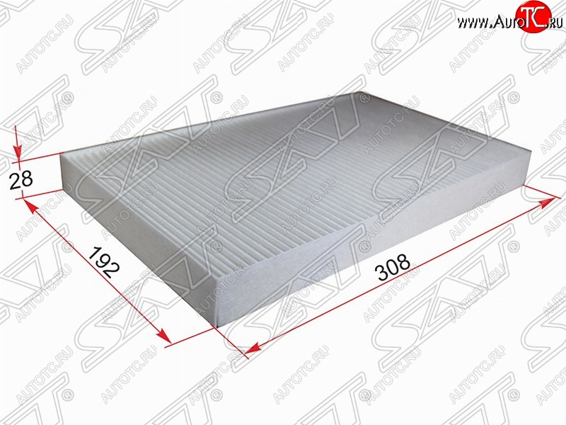 274 р. Фильтр салонный SAT (308x192x28 mm)  Audi 100  С4 - A6 ( С4,  C4,  C5)  с доставкой в г. Набережные‑Челны