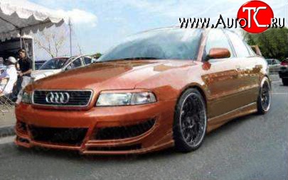 7 299 р. Передний бампер Carzone Audi A4 B5 8D2 седан 2-ой рестайлинг (1999-2001)  с доставкой в г. Набережные‑Челны