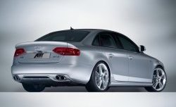 19 899 р. Накладка на задний бампер ABT Audi A4 B8 дорестайлинг, седан (2007-2011)  с доставкой в г. Набережные‑Челны. Увеличить фотографию 1